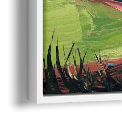 Atlanta Braves Photography Print - Close-Up White Frame Canvas