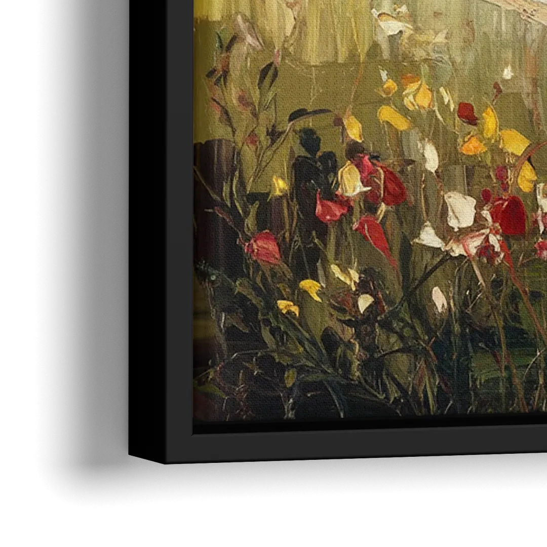 Dunedin Scenic Hills - Close-Up Black Frame Canvas