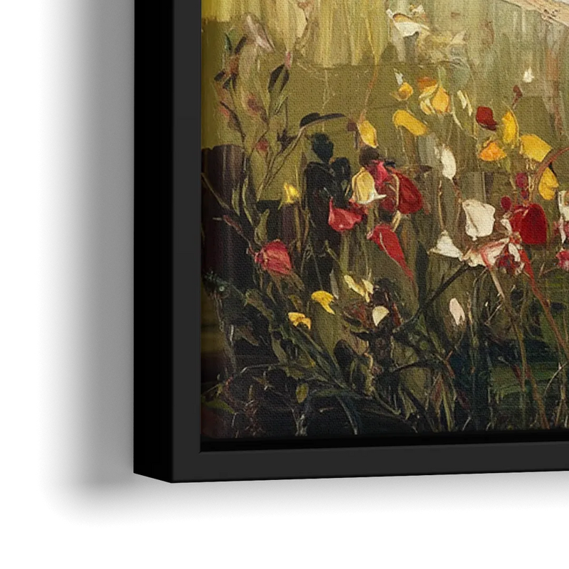 Dunedin Scenic Hills - Close-Up Black Frame Canvas