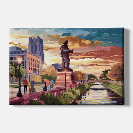 Wichita Historic Landmarks - Canvas Wall Art