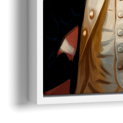 George Washington Legacy - Close-Up White Frame Canvas