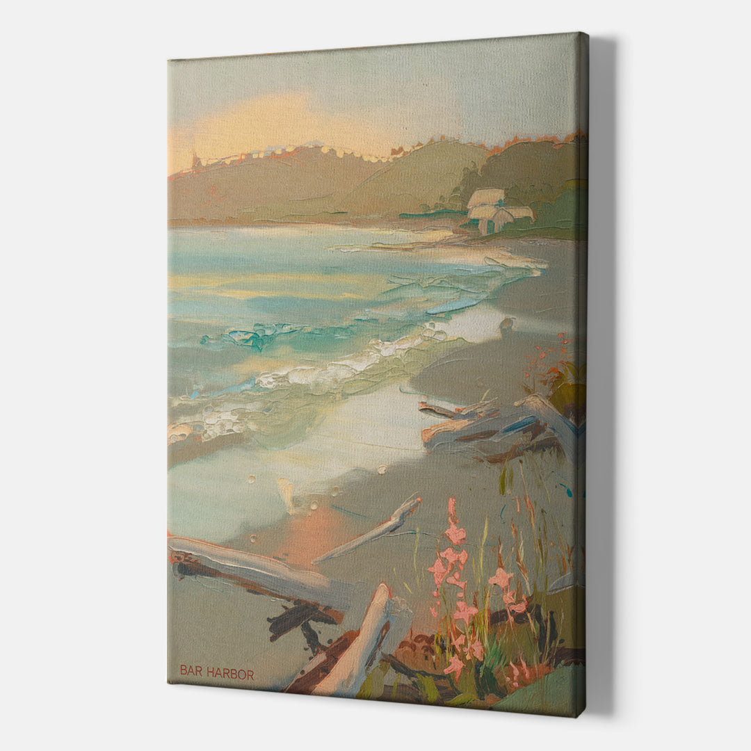 Bar Harbor Coastal Serenity - Canvas Wall Art Indoor