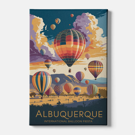 Albuquerque Balloon Fiesta - Canvas Wall Art