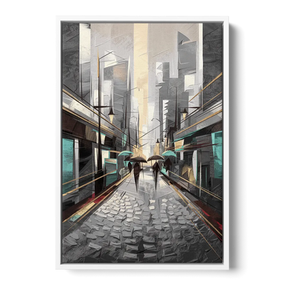 Camden Urban Charm - White Frame Canvas