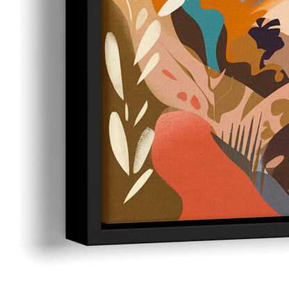 La Jolla Coastal Vibes - Close-Up Black Frame Canvas