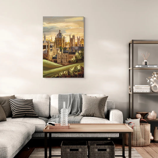 Oxford Dreaming Spires - Canvas Wall Art Living Room