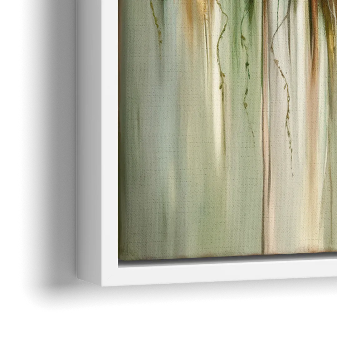 Toledo Botanical Gardens - Close-Up White Frame Canvas