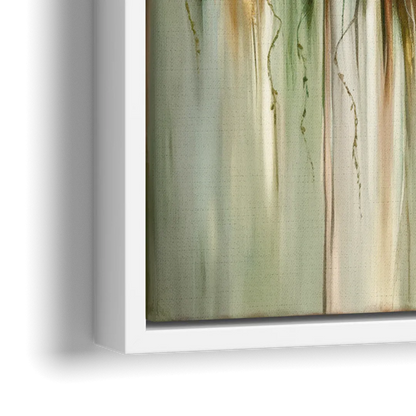 Toledo Botanical Gardens - Close-Up White Frame Canvas