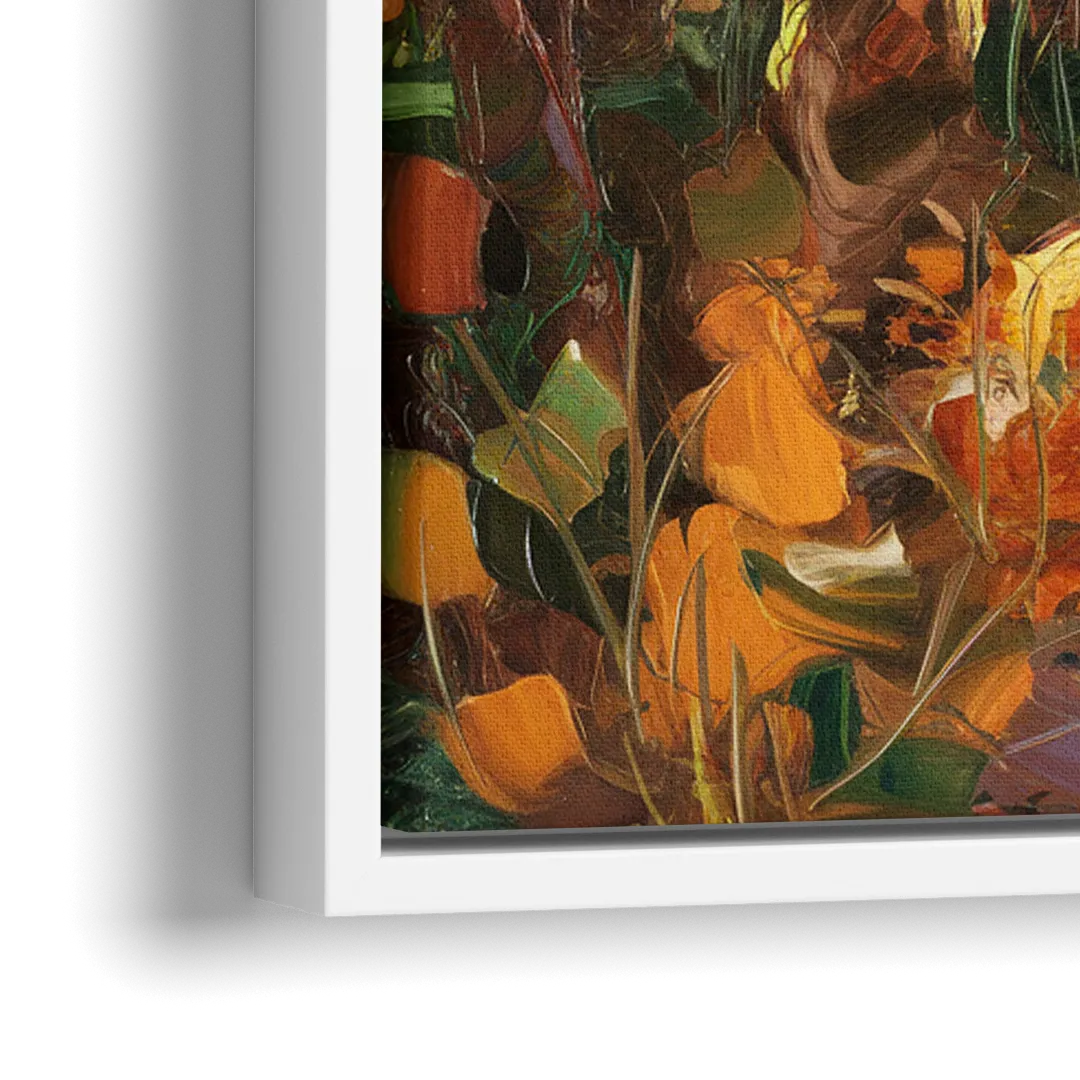 Irvine Nature Trails - Close-Up White Frame Canvas