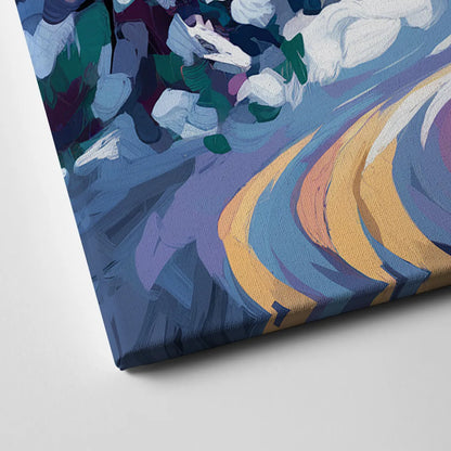 Telluride Winter Wonderland Canvas Close Up