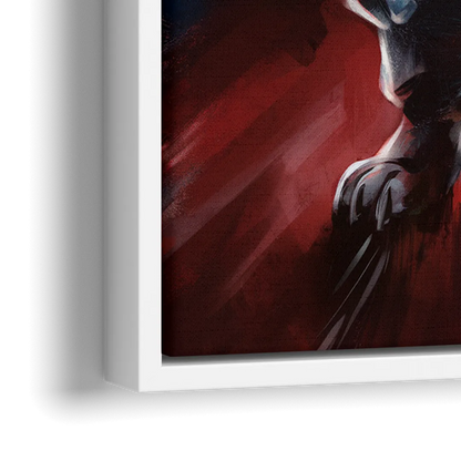 Fresno Bulldogs Legacy - Close-Up White Frame Canvas