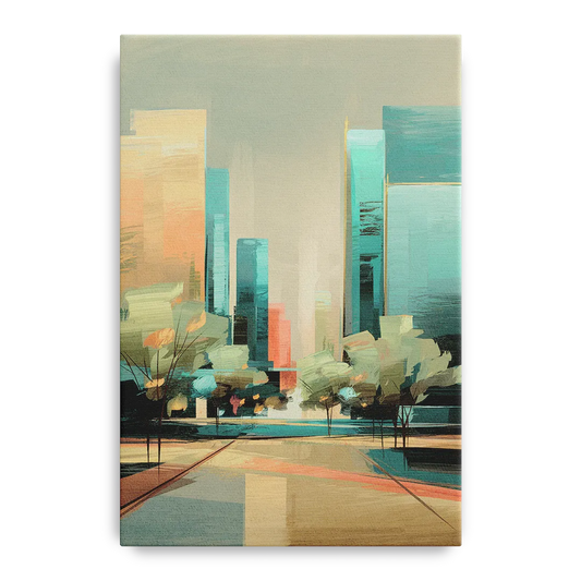 Dallas Arts District - Canvas Wall Art