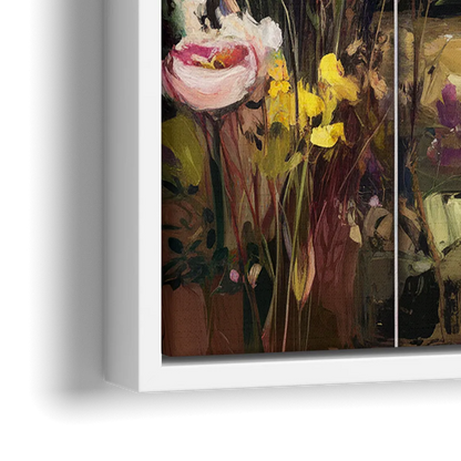 Greensboro Botanical Gardens - Close-Up White Frame Canvas