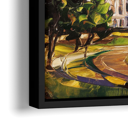 Raleigh Historic Landmarks - Close-Up Black Frame Canvas