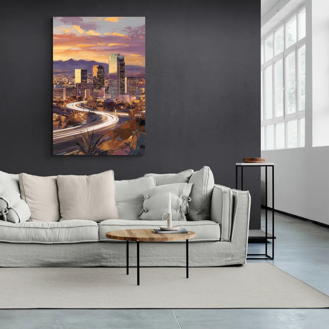 Henderson Skyline Views - Canvas Wall Art Living Room