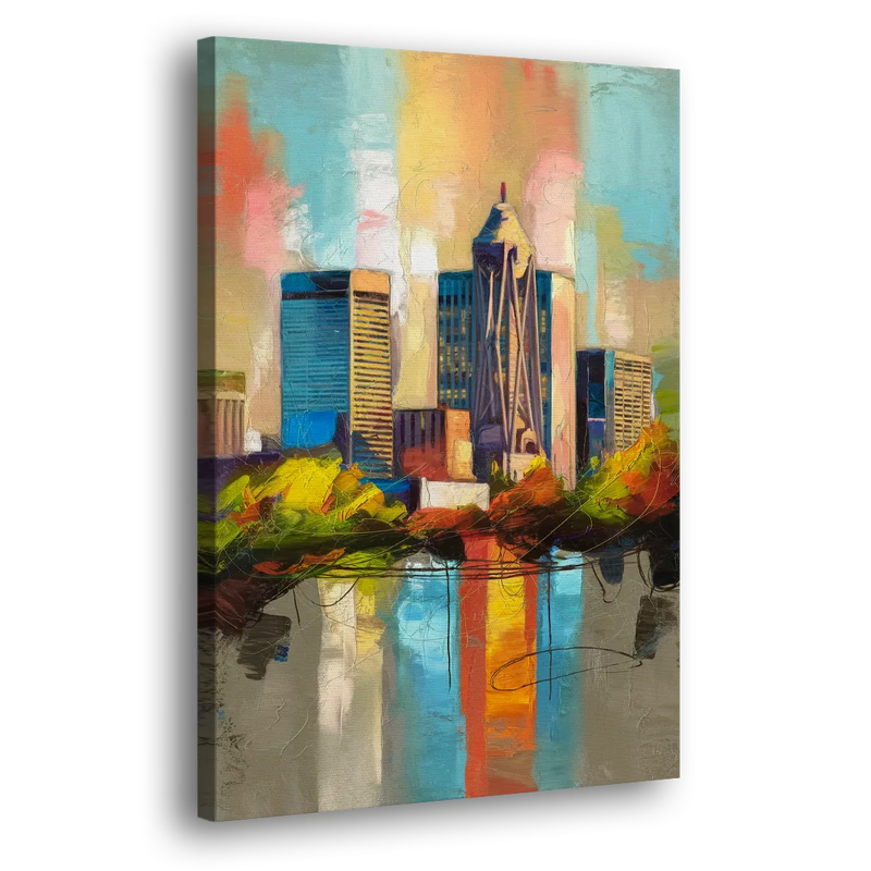 Birmingham Alabama Magic City - Canvas Print Art Sides