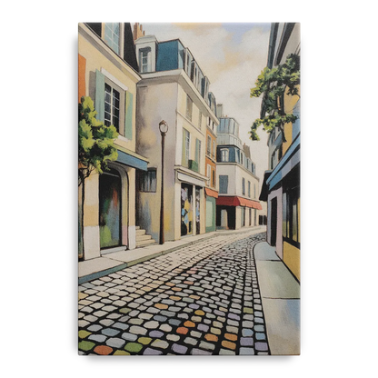 Place Royale Cobblestones - Canvas Wall Art