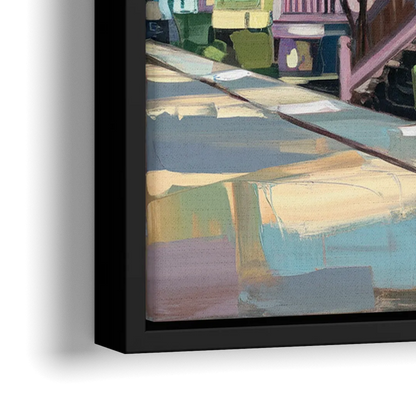 Cape May Historic District - Close-Up Black Frame Canvas