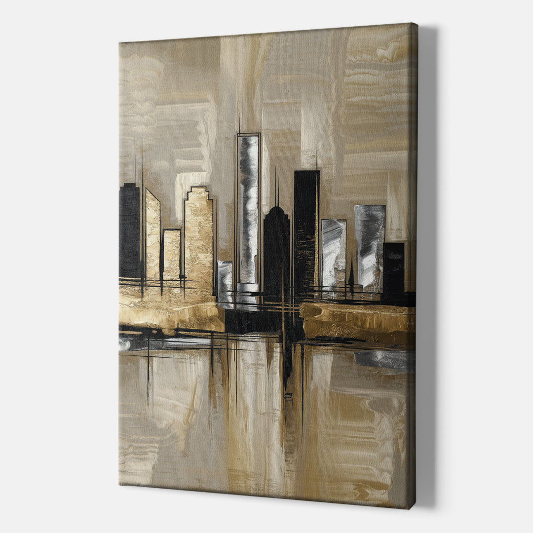 Houston Contemporary Design - Canvas Wall Art Indoor