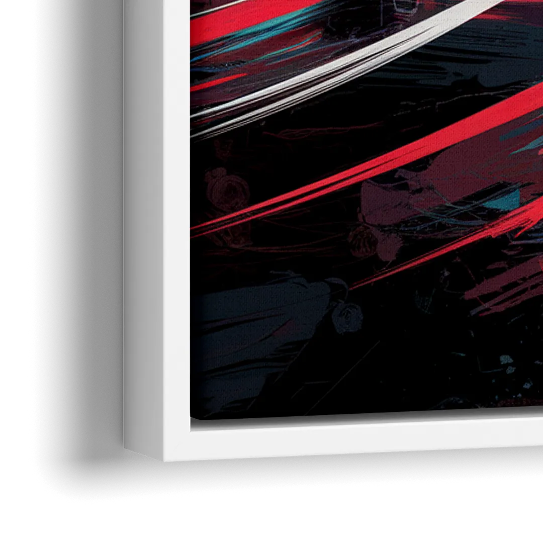 Portland Trail Blazers Fans - Close-Up White Frame Canvas