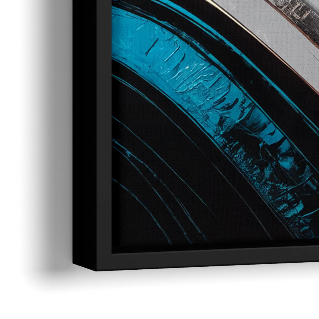 San Jose Earthquakes Spirit - Close-Up Black Frame Canvas