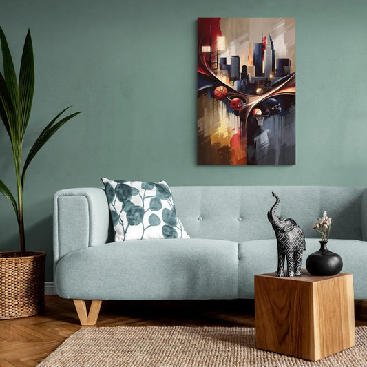 Cleveland Sports Team Spirit - Canvas Wall Art Living Room