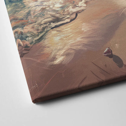 Seaside Tranquil Waters Canvas Close Up