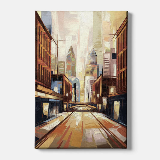 Philadelphia Market Street - Canvas Wall Art
