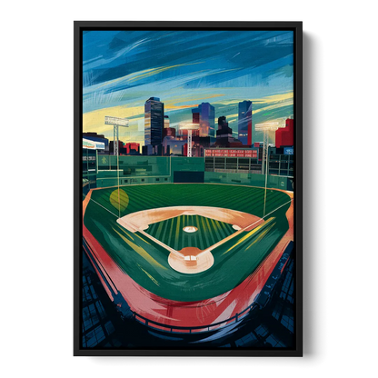 Boston Red Sox Fenway Park - Black Frame Canvas