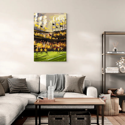 Columbus Crew Soccer Spirit - Canvas Wall Art Living Room
