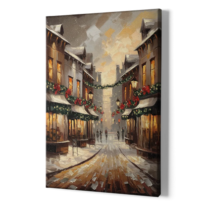 Garland Historic Downtown - Canvas Print Art Sides