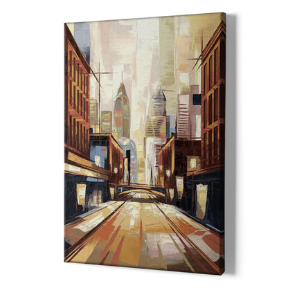 Philadelphia Market Street - Canvas Print Art Sides