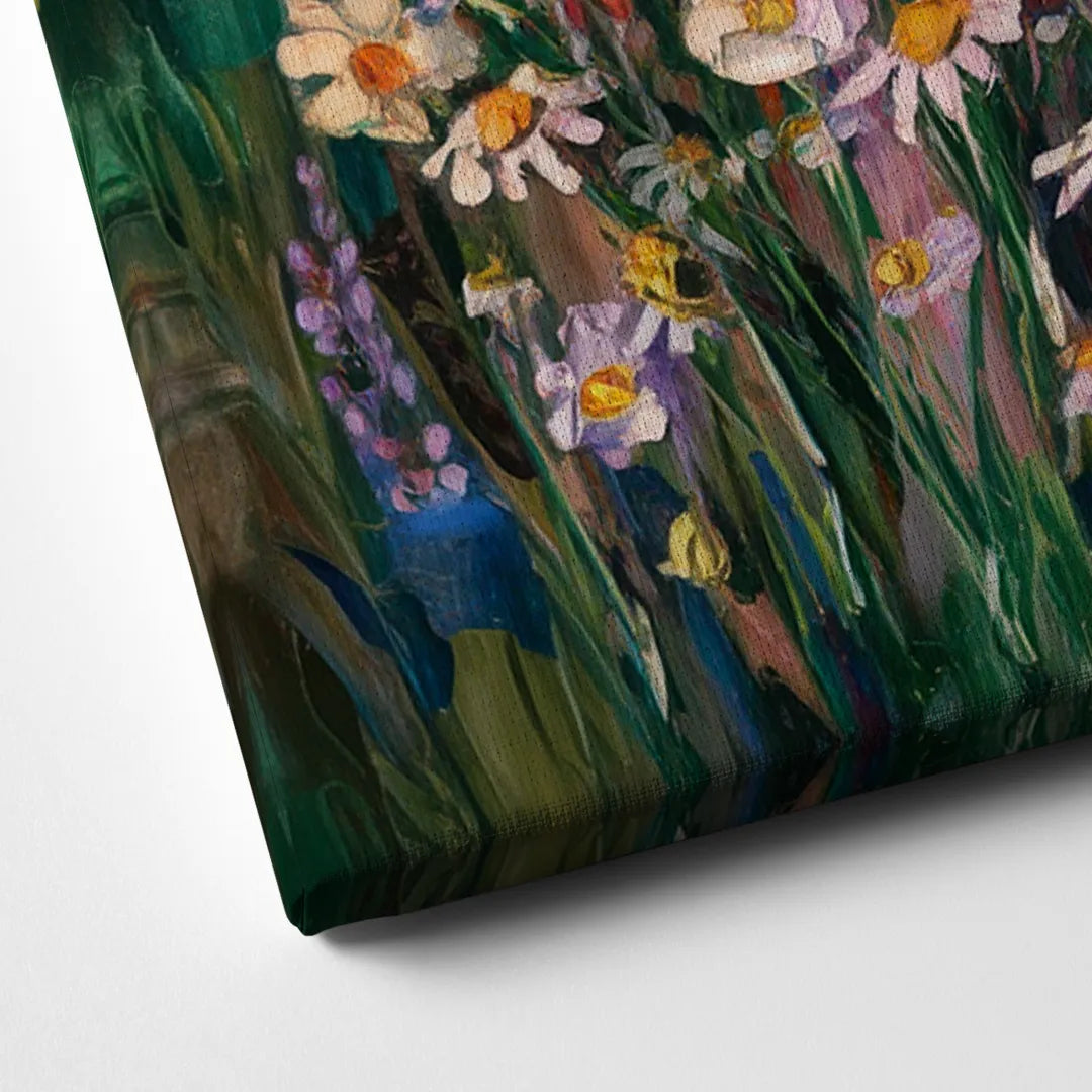 Telluride Summer Wildflowers Canvas Close Up