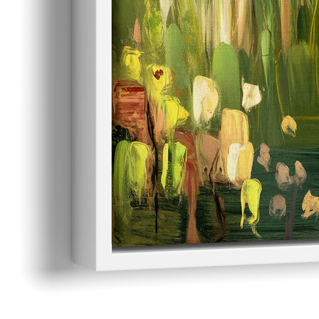 Marietta Family Nursery Decor - Close-Up White Frame Canvas