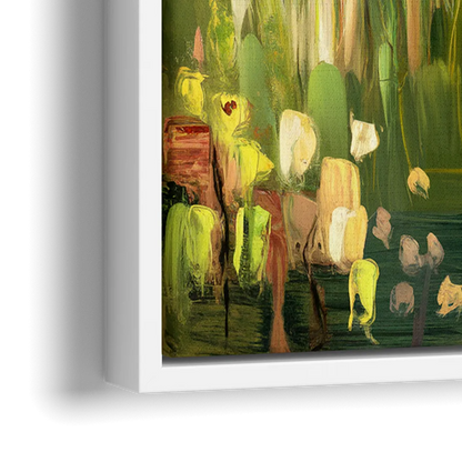 Marietta Family Nursery Decor - Close-Up White Frame Canvas