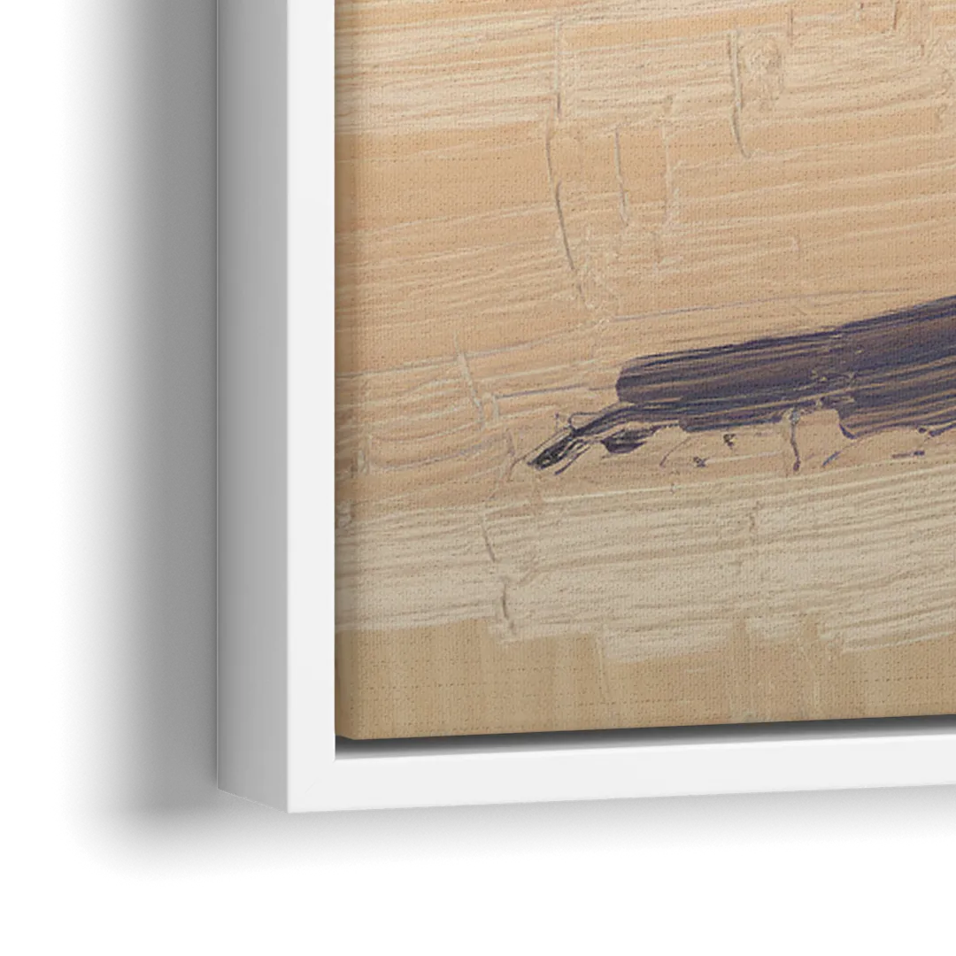 Marfa Iconic Sign - Close-Up White Frame Canvas