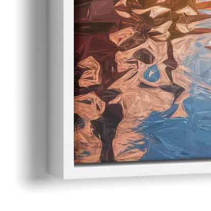 San Diego Balboa Park Scenes - Close-Up White Frame Canvas