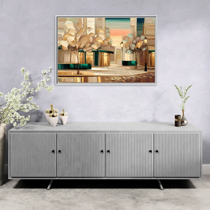 Chandler Artistic Vibes - Living Room White Frame Canvas