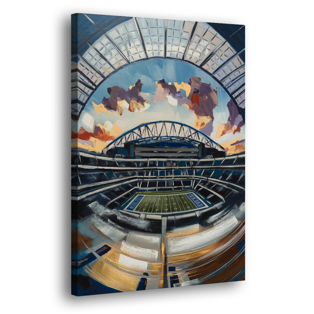 Dallas Cowboys Stadium - Canvas Print Art Sides