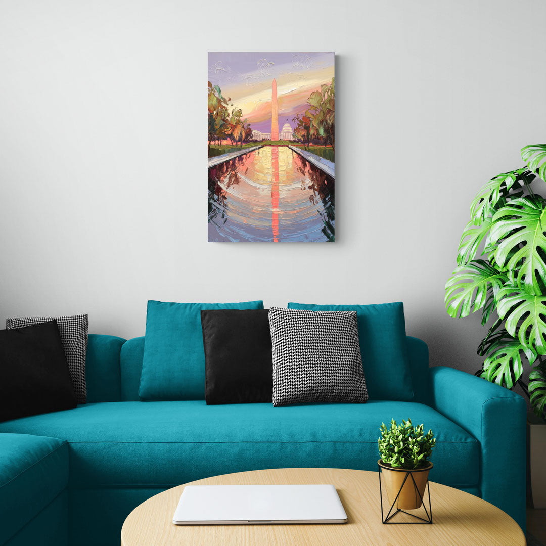 Washington National Mall - Canvas Wall Art Living Room