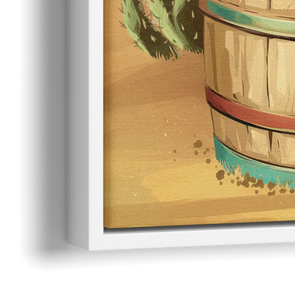 Scottsdale Western Heritage - Close-Up White Frame Canvas
