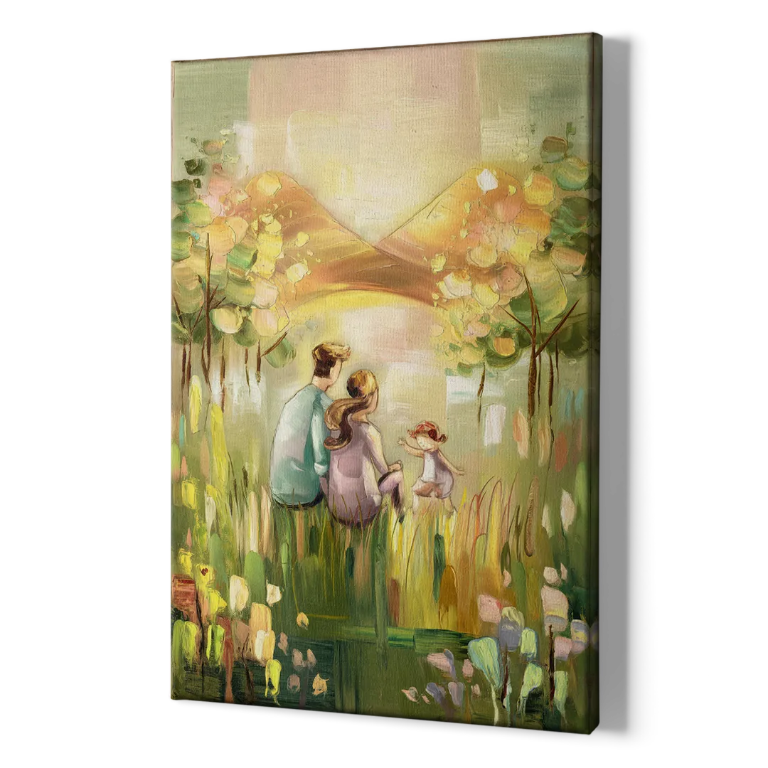 Marietta Family Nursery Decor - Canvas Print Art Sides