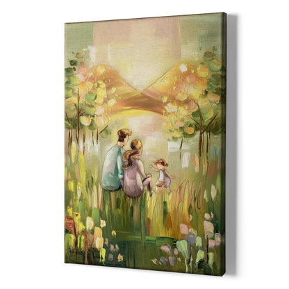 Marietta Family Nursery Decor - Canvas Print Art Sides