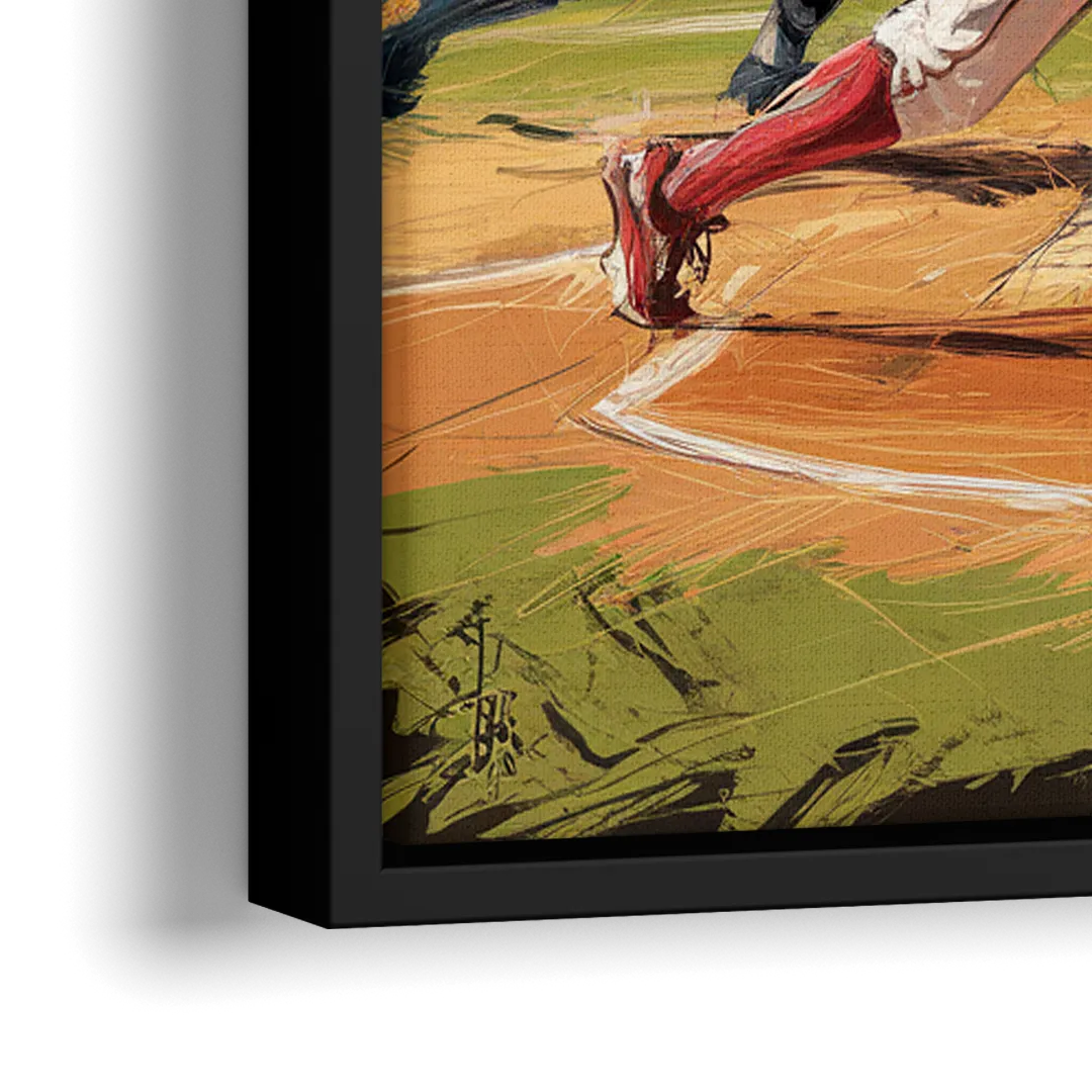 Cincinnati Reds Legendary Players - Close-Up Black Frame Canvas