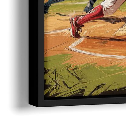 Cincinnati Reds Legendary Players - Close-Up Black Frame Canvas