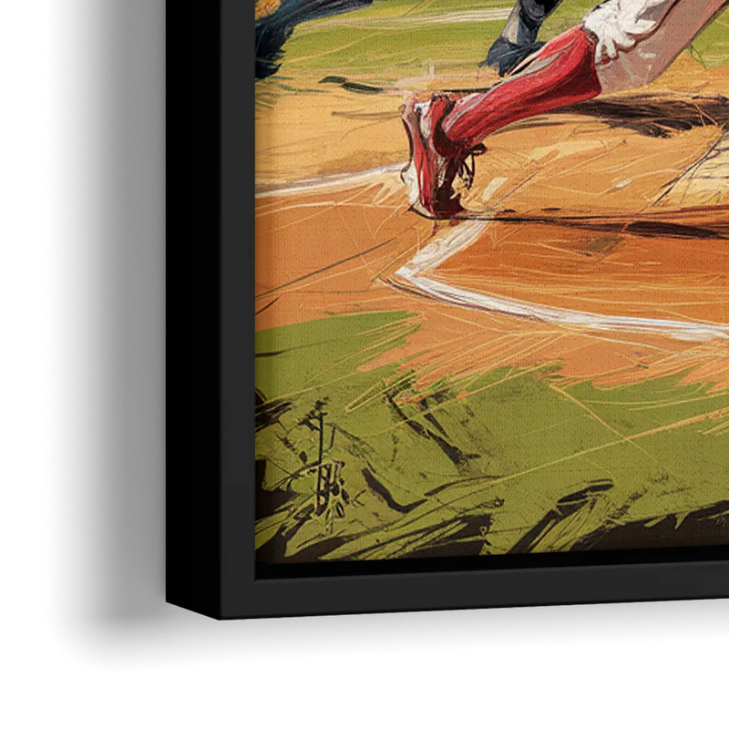 Cincinnati Reds Legendary Players - Close-Up Black Frame Canvas