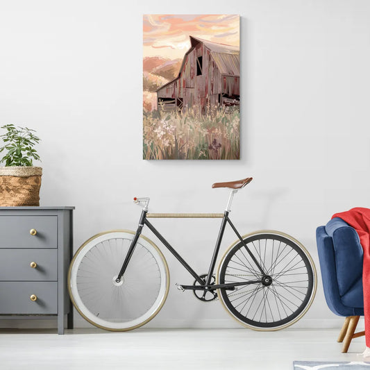 Joseph Rustic Charm - Canvas Wall Art Living Room