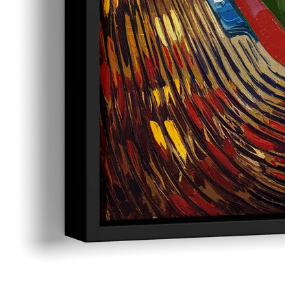 Rochester Red Wings Stadium - Close-Up Black Frame Canvas