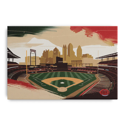 Cincinnati Reds Vintage Moments - Canvas Wall Art