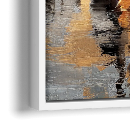 Norfolk Naval Shipyard Tribute - Close-Up White Frame Canvas
